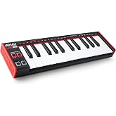 Akai Professional LPK25 - USB MIDI Klavye Controller Mac ve PC i&ccedil;in Arpejat&ouml;r ve M&uuml;zik Prod&uuml;ksiyonu Yazılımı ve 25 Duyarlı Sy