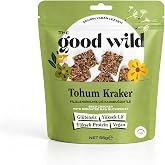 Tohum Kraker - Glutensiz Atıştırmalık, Filizlendirilmiş &Ccedil;iğ Karabuğday, Y&uuml;ksek Lifli, Y&uuml;ksek Proteinli, 55 g