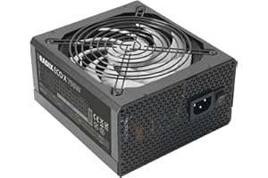 Tacens Radix Eco X 750, Fuente Alimentación PC ATX 750W, 6 Años Garantía, 87% Eficiencia, Tecnologías SMD y DC-DC, Ventilador Ultra-silencioso AI-RPM 140mm FDB, Cables Planos Extralargos, Negro