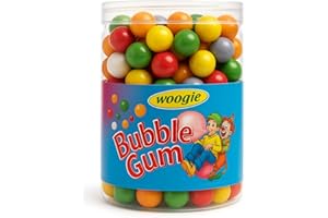 Woogie Kaugummikugeln 500g – bunte Kaugummis in praktischer Dose mit intensivem Geschmack – klassische Zucker-Süßigkeit für Kinder & Erwachsene