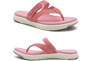 COFACE Tongs Femme Mode Orthopedique Cuir Tissu Confortable Soutien Voûte Plantaire Tongue Legere Yoga Mat été Plage Piscine Flip Flop Douche Antidérapante Caoutchouc Semell