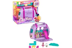 DreamWorks Trolls 3 - Rhonda Play- och utställningsbox med 10 Mineez-figurer