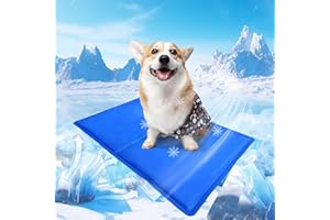 GIAPINST Tappetino Refrigerante per Cani e Gatti Materassino Refrigerante per Animali Domestici Tappeto Rinfrescante Fresco Cuccia Estiva per Cani Auto-raffreddante Tappeto Refrigerante 60x50 cm