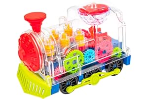 SWTOIPIG Zabawki dla 1-2-, 3-letniego chłopca, zabawka dla niemowląt, od 6 do 12 miesięcy, elektryczne samochody dla chłopców, dziewczynek, małych dzieci z fajnym efektem świetlnym i dźwiękowym, świetny prezent świąteczny urodzinowy