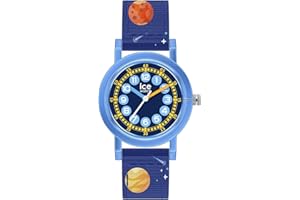 ICE-WATCH - Ice Learning Blue Space - Montre Bleue pour garçon avec Bracelet en Nylon - 024500 (Extra Small)