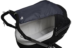 AltaBeBe AL7010-11 Parasole per Passeggino/Carrozzina, Midnight Sky