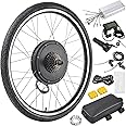 Electric Bike Conversion Kit,48V 1000W E-Bike Conversion Kit,26" E-Bike Front/Rear Wheel Hub Motor Kit,Twist Throttle/Thumb Throttle with Meter,for Bicycles Kits Cycling Hub Motor Conversion Kit