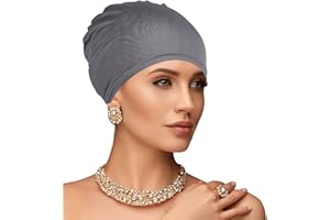 ANNLPOY Cappello in Cotone Chemio Cancro,Cuffia Oncologica per Chemioterapia,Cuffia da Notte in bambù per Perdita di Capelli, Adatto per Uomini e Donne, per Uso Quotidiano e Notturno