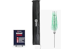 Laundry Mate Rotary Washing Line Cover 150x28cm – Heavy Duty 600D Oxford Rotary Airer Cover with Drawstring | Weather & Dust Resistant Rotary Dryer Cover Easy To Fold
