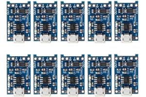 Hiletgo 1 A Lithium-Akku, Lademodul für Akku und Schutzmodul 2-in-1