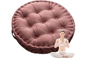 YSZBD Cuscini da Terra per Terrazzo、Cuscino da Pavimento Esterno Rotondo 60x60、Cuscini da Pavimento Grandi、Cuscini Rotondi per Sedie da Esterno(#2,60x60cm)