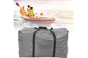 KIMISS Large Foldable Storage, Handbag Accessory for Canoeing Bolsa Transporte Sevylor Carry Bag Canoa Kayak Inflatable Boat Graygray