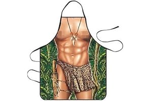 Faringoto Delantales divertidos para hombre, delantal de cocina, barbacoa, hornear, delantal para papá