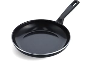 GreenPan Memphis, Poêle à Frire de 30 cm avec Revêtement Antiadhésif Sain en Céramique, sans PFAS, Compatible avec l'Induction, Résistante au Lave-vaisselle et au Four, Noir