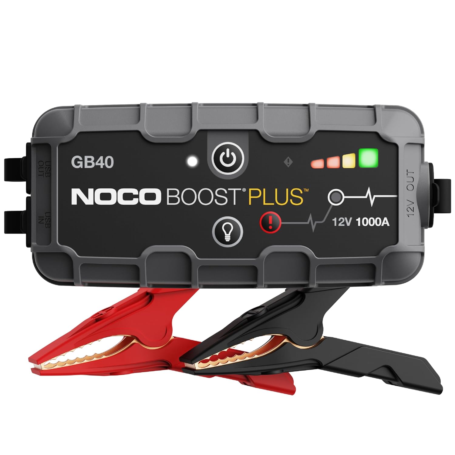 NOCO Boost Pro GB40 1000A 12V UltraSafe draagbare lithium jumpstarter, batterijboosterpack en robuuste startkabels voor benzinemotoren tot 6 liter en dieselmotoren tot 3 liter