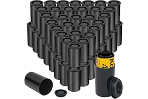 Sgehai 36pcs plastic film canisters,camera film cans,camera film cans,film container,reusable waterproof film jars for science activities