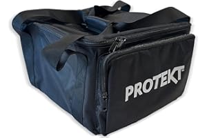 Protekt Universal Lights Bag for 4 Small Moving Heads with 1, 2 or 4 compartments and a Front Pocket (220 x 300 x 280mm)