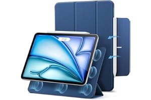 ESR Etui do iPada Air 11 cali M2, iPad Air 6/5/4 (2024/2022/2020) 10,9 cala, mocne mocowanie magnetyczne, Trifold etui ze stojakiem, obsługuje Pencil Pro/USB-C, automatyczne odpoczywanie/budzenie,