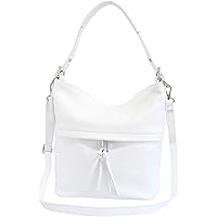 Borsa In Vera Pelle Italiana | Borsa A Spalla Donna | Modello Classico Con Tracolla Regolabile - Foto 7