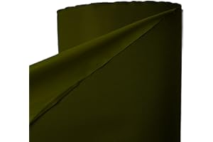 UK FABRICS ONLINE Olive Green Oxford Heavy Duty Waterproof Fabric by The Metre Tarpaulin Material for Outdoor Furniture Seat Covers 150CM Wide, (Pre-Cut) 2 Metres