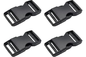 1 Cinturino In Plastica Fibbia Regolabile Clip A Sgancio Laterale - Foto 2