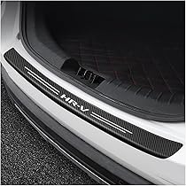 4 Adesivi Battitacco In Fibra Di Carbonio Per Honda HR-V 2013-2023 | Anti-Graffio | Nero - Foto 9