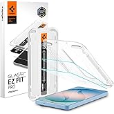 Spigen Samsung Galaxy S26 Plus ile Uyumlu Cam Ekran Koruyucu AluminaCore&trade; iyonlaştırılmış G&uuml;&ccedil;lendirilmiş Cam Teknolojisi Anti