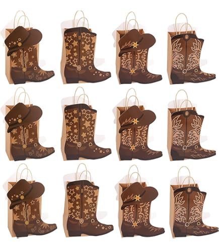 Weekgrat 50 Pcs My First Rodeo One Birthday Party Favors Bags With - View #5