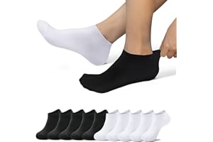 EKSHER Skarpetki damskie bawełniane krótkie letnie skarpety męskie 10 par skarpety sportowe skarpety do biegania skarpety tenisowe skarpety trekkingowe