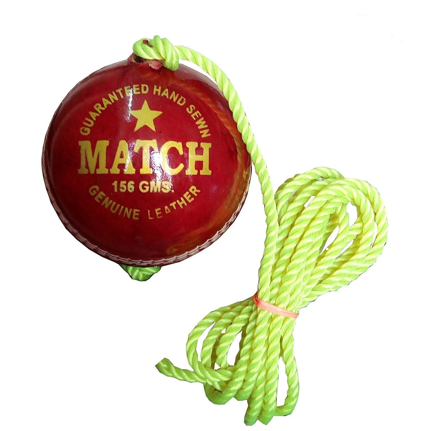 RPM Traders Leather Cricket Ball (Red, Standard Size)