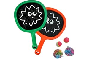 ‎SMARTWO Smartwo Kinder Schläger Set, Outdoor Ballspiele für Jungen Mädchen, leichte Badminton Tennisschläger für Anfänger, Pool Strandspiele Gartenspiele für Kinder Draußen