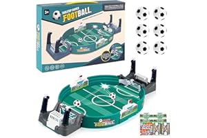 VUECER Tischfussball Kinder Interaktives Tischfußballspiel: Mini Tischkicker Desktop Spielzeug Tisch Fußball Kit mit 6 Fußbälle - Geburtstag Partyspielzeug für Jungen und Mädchen