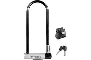 Kryptonite KryptoLok Long Shackle U-Lock - Czarny/Srebrny