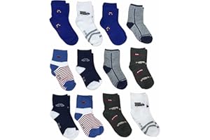 POPYS 12 Pary skarpety dziecięce - skarpety dziecięce - skarpety dla niemowląt - skarpety chłopięce