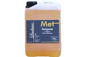 IMKEREI LINDAUER Original Lindauer MET - Honigwein lieblich, 11%, 3 L, Premium Met aus Deutschland