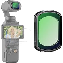 Filtre Anamorphique 1.2X K&F Concept Pour DJI OSMO Pocket 3 - Effet Cinéma WideScreen - Magnétique