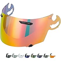 Visiera Per Casco Arai Rx7, Corsair, Viper, Quantum, Astro - Fum&eacute; Scuro, Pronta Per Pinlock, Taglia Universale