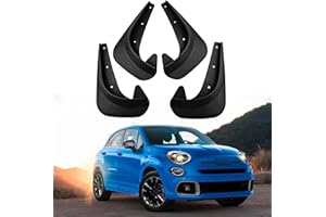 ‎ERMWALR ERMWALR Für FIAT 500 500C 500X 4 Keine Löcher Autoschutzblech, hohe Zähigkeit Anti-Kratz-Material Anti-Schlamm Spritzwasser stoßfest und langlebig(Tgn 2RL 17-23)