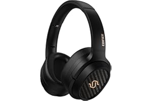 Edifier STAX Spirit S3 Bezprzewodowe magnetyczne słuchawki planarne, Słuchawki Bluetooth Hi-Fi z dźwiękiem Hi-Res i Snapdragon z mikrofonem dla audiofilów, domu, studia