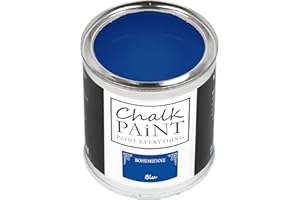 CHALK PAINT PAINT EVERYTHING Chalk Paint Everything® Blu - Sans poncer colore facilement tous les matériaux (750 ml) Produit professionnel