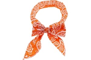 Funzhan Puppy Cooling Bandana Ice Chill Out Collar Breathable Chill Out Instant Cooling Neck Cooler Wrap Breathable Scarf Summer Adjustable Outdoor