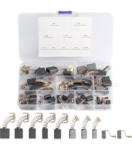 BROSSES EN CARBONE Moteur Efficaces Pour Meuleuse D'angle 15 Mm X 10 Mm