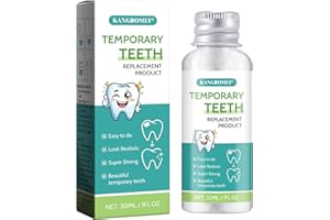 KANGBOMEI Temporary Tooth Filling Kits, Tooth Filling Repair Kit, Tooth Repair Beads for Temporary Fixing Filling Missing Broken Tooth - 30ml
