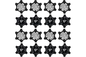 RUGBOL 16 Stück Golfschuhstollen | Golfschuhspikes | Cricketspikes | Gewindespikes, Stollen für Golfschuhzubehör für Golfer