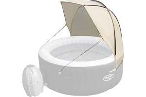 BESTWAY Lay-Z-Spa Canopy Hot Tub, Beige, 12 x 61 x 8 cm