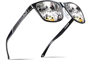 ATTCL Uomo Occhiali da sole polarizzati Montatura in metallo Super Light Al-Mg