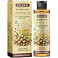 Azonee 100% Pure Organic Jojoba Oil, Cold-Pressed Nature Moisturizing Oil for Face, Skin, Body & Hair, Natural Anti-Aging & Hydrating Solution