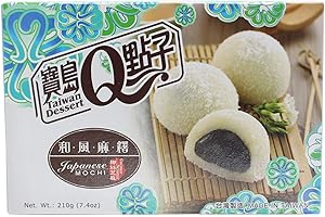 TAIWAN MOCHI He Fong Mochi mit Sesamfüllung und Kokosflocken aussenrum 210g