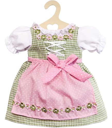 Heless 1114 - Set di vestiti per bambole, 3 pezzi con pantaloni tradizionali, camicia e sciarpa, taglia 28 - 35 cm Heless 1114 - Set di vestiti per bambole, 3 pezzi con pantaloni tradizionali, camicia e sciarpa, taglia 28 - 35 cm