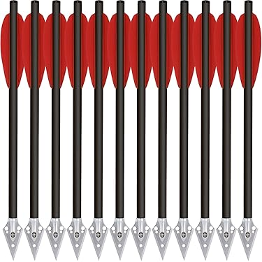 Bushcraft Coltello Set Di 10 Frecce In Carbonio Per Arco Cobra RX 130 Libbre - Bulloni Per Tiro Con L'arco, Marca Ek Archery Frecce Cobra RX 130 Libbre - Foto 8